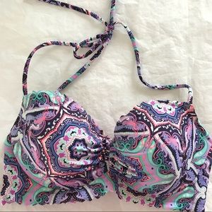 Victoria Secret The Getaway Halter Bikini Top 32D
